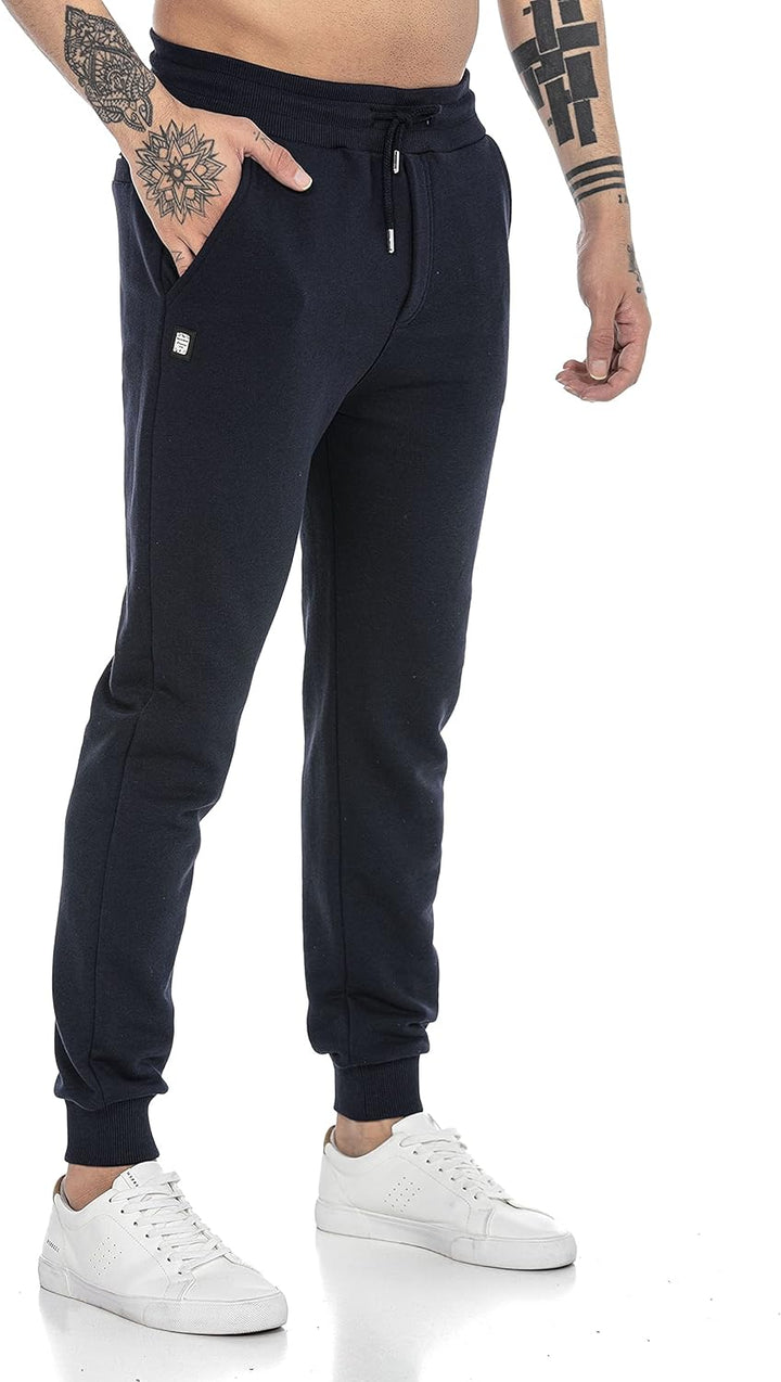 Redbridge Jogginganzug für Herren Jogger-Set Trainingsanzug Sweat Basic S Dunkelblau, S Dunkelblau