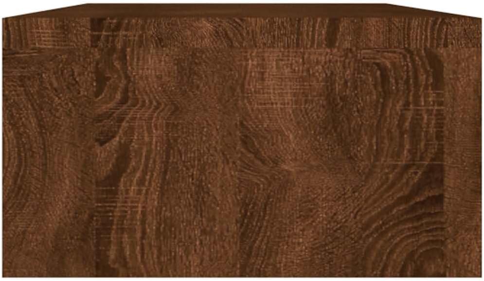 vidaXL Monitorständer Braun Eichen-Optik 100x24x13 cm Holzwerkstoff Braune Eiche, Braune Eiche