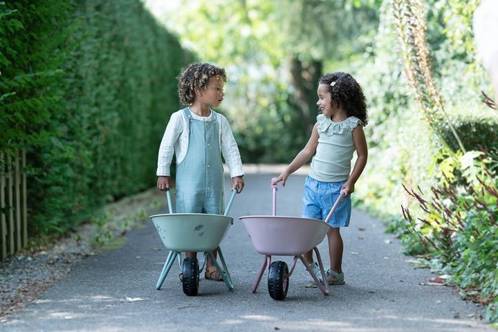 Little Dutch Schubkarre für Kinder Kinderschubkarre Metall - Forest Friends