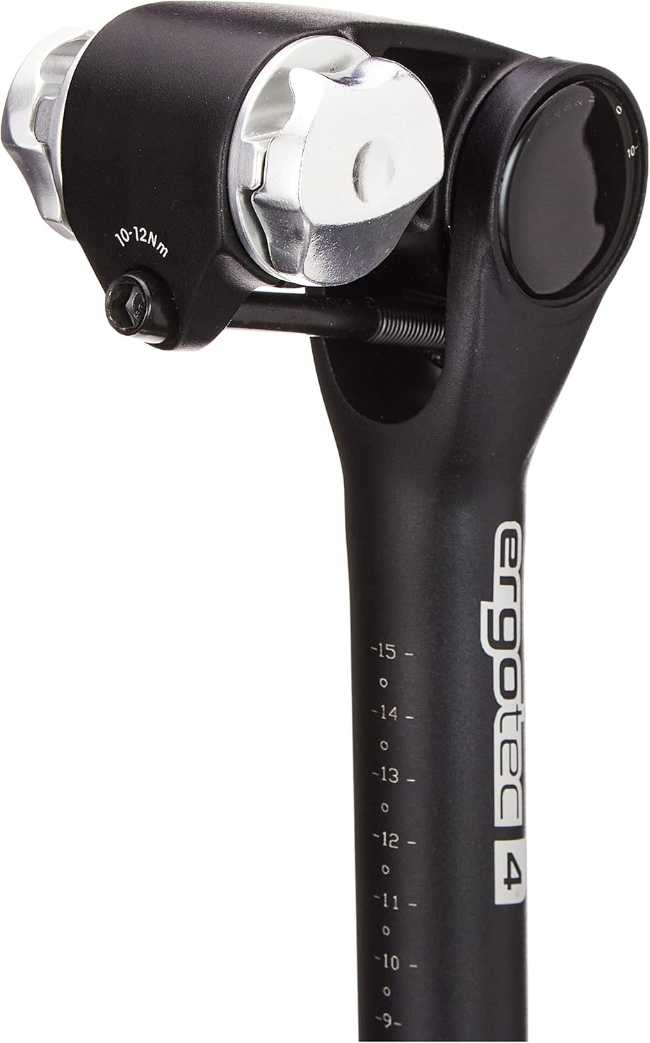ergotec Futura Patentsattelstütze Alu (vertikal-verstellbar) Schwarz, Schwarz