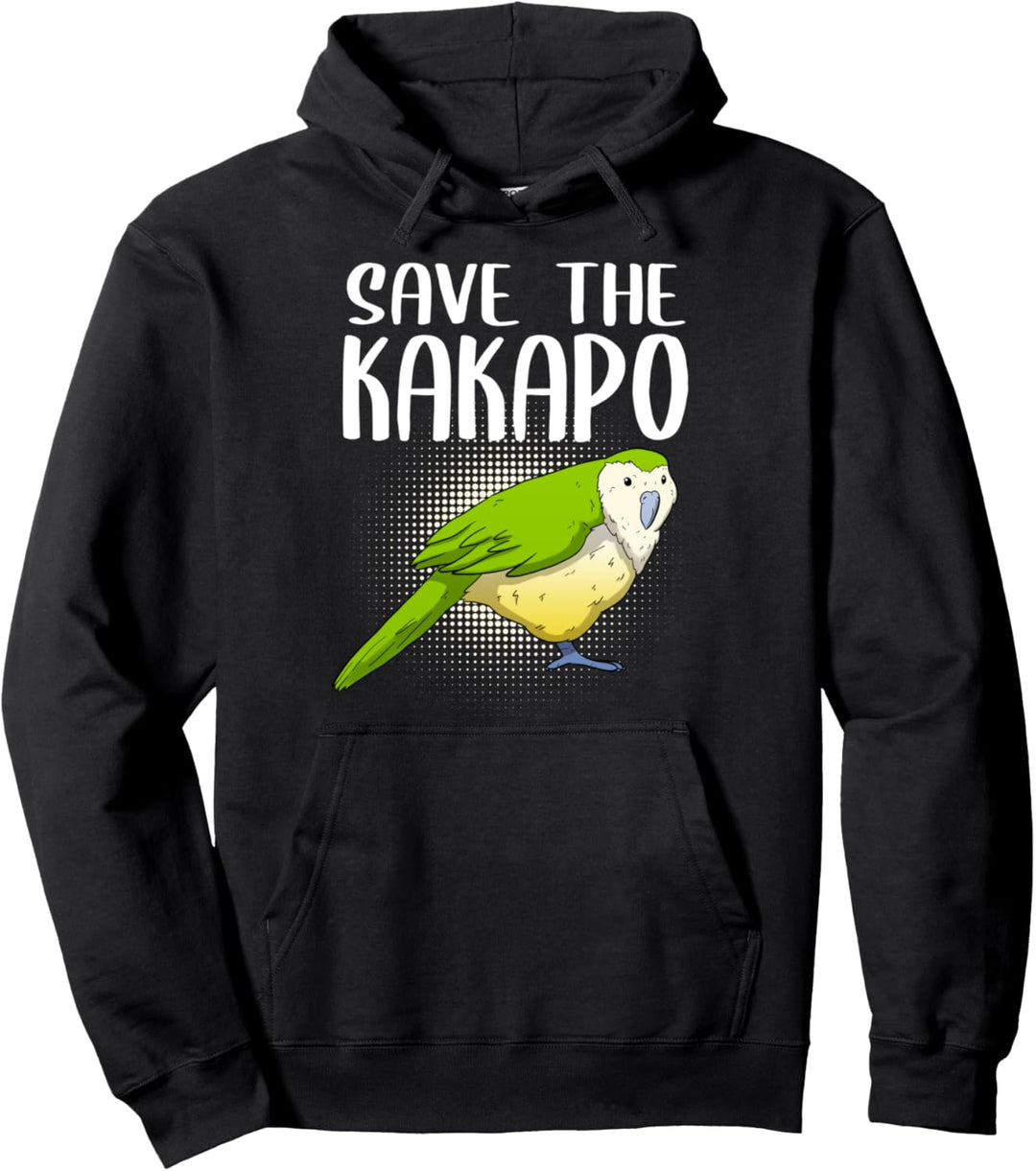 Save The Kakapo Planet Tierschutz Klimaschutz Umweltschutz Pullover Hoodie