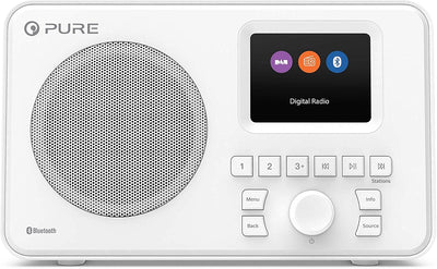 Pure Elan One tragbares DAB+ Radio mit Bluetooth 5.0 (DAB/DAB+ und UKW Radio, 2,4" TFT Display, 20 S