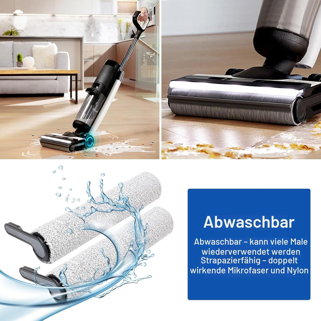 Fixbetter Ersatzbürstenrolle und HEPA-Filter passend für Tineco FLOOR ONE S7 PRO/FLOOR ONE S6 Akku-N