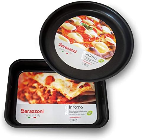Barazzoni 80215503023 Bräter/Lasagneform aus beschichtetem Aluminium, 30 x 22 cm