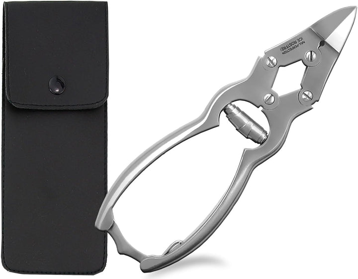Profi Nagelzange Fussnagelzange Nagelknipser Fusspflege-Zange Edelstahl Rostfrei 16 cm mit Doppelübe
