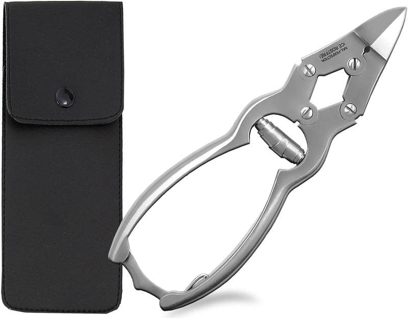 Profi Nagelzange Fussnagelzange Nagelknipser Fusspflege-Zange Edelstahl Rostfrei 16 cm mit Doppelübe