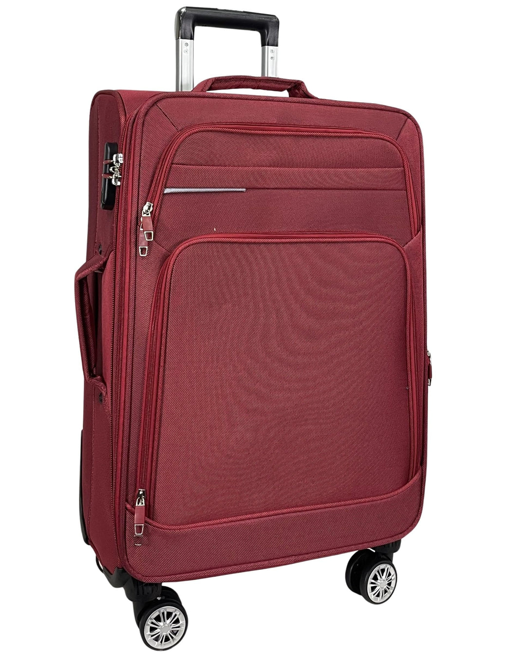 MY TRAVEL BAG Stoff Reisekoffer Trolley Erweiterbar mit Zwillingsrollen (M/L/XL/XXL oder 4er Set) We