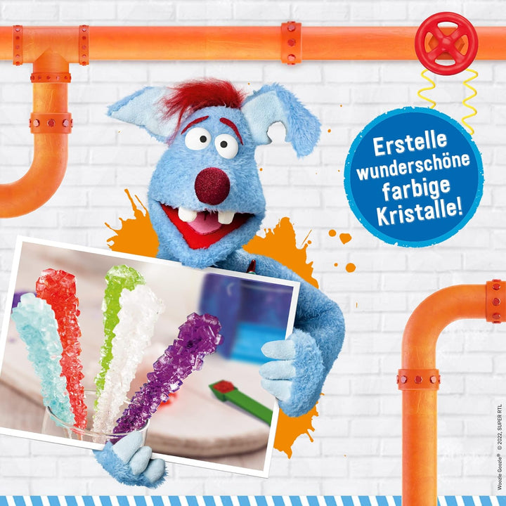 Lisciani - WOOZLE GOOZLE - Das Kristalllabor - Experimentierkasten für Kinder - Ab 8 Jahren - Bringe