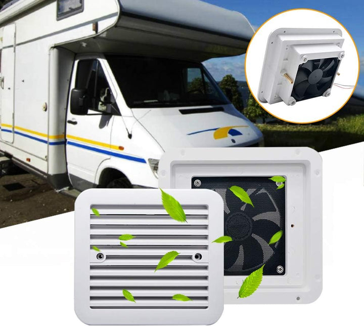 TOTMOX RV Einweg-Staubdichter Lüfter, 12 V für Wohnwagen und Wohnmobile (A0672-02 Starker Wind)