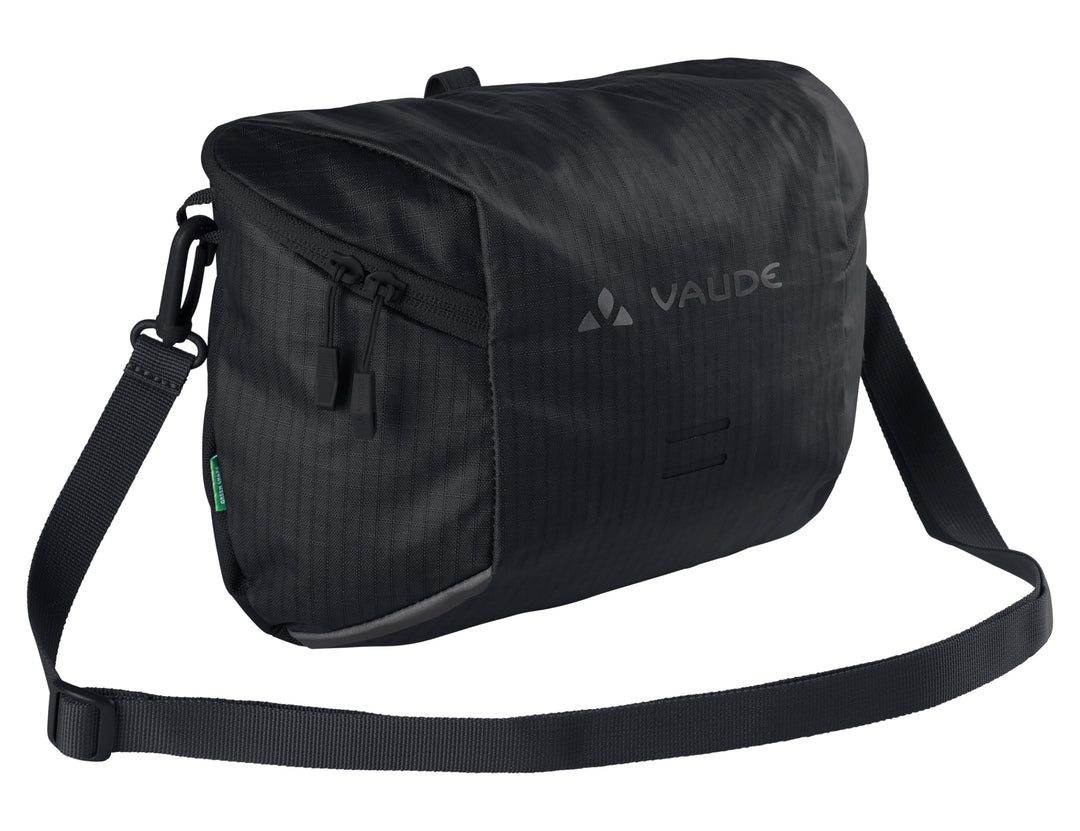VAUDE 14520 CityBox Bike Lenkertaschen, Baltic sea, Einheitsgrösse Einheitsgrösse Schwarz, Einheitsg
