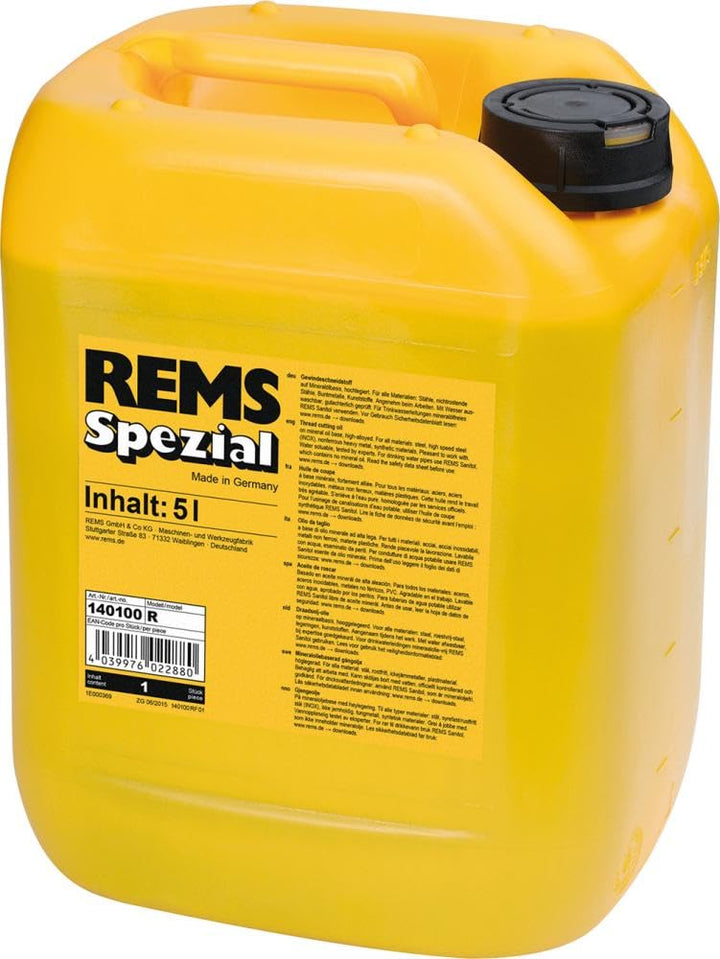 Rems Gewindeschneidstoff (Spezial Spraydose, 5 Liter, Hochlegierter Gewindeschneidstoff auf Mineralö