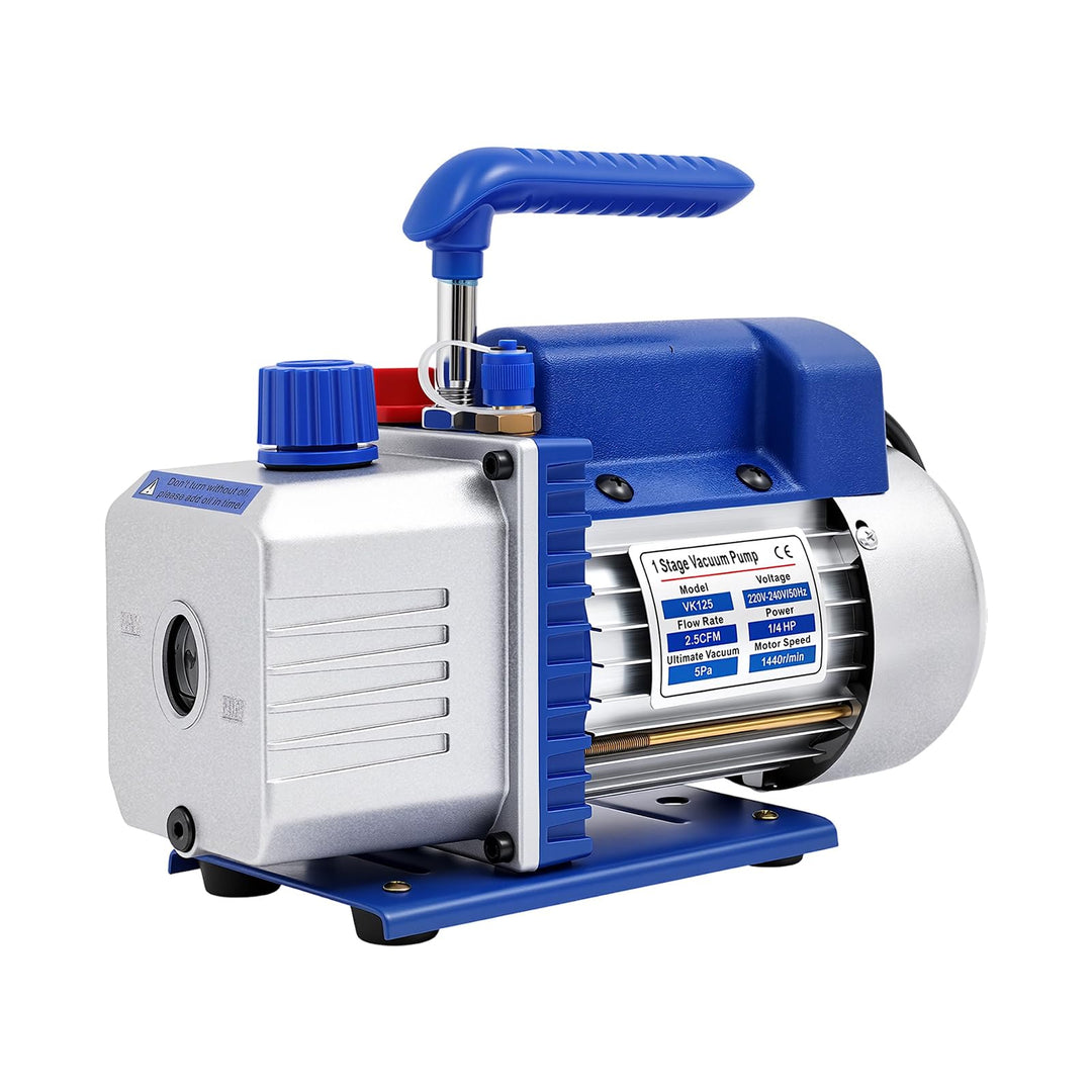 3CFM Vakuumpumpe Vakuumpumpe Klimaanlage, 1/4HP Vakuumpumpe Fitting Auxiliary für HVAC Klimaanlage K