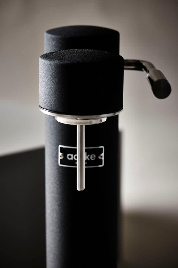 Aarke Carbonator 3 Wassersprudler mit Aarke Flasche, Mattschwarz, Mattschwarz