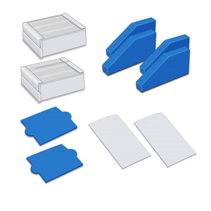 2x FILTER-SET komplett (10-teilig) für Pet &amp; Family, Allergy &amp; Family, Multi Clean X8 Parquet, Multi