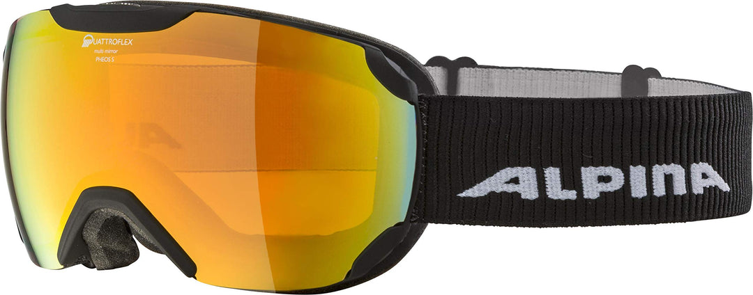 ALPINA Unisex - Erwachsene Skibrille Skibrille (1er Pack) Einheitsgrösse black matt, Einheitsgrösse