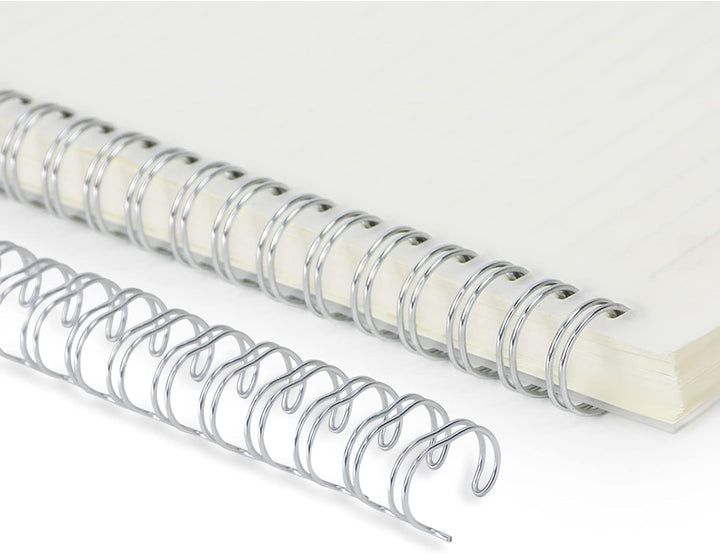 RAYSON Drahtbinderücken, 80 Blatt, 3:1 Teilung, 12,7 mm, 34 Schlaufen, A4, Mehrfarbig, 100 Stück 12,