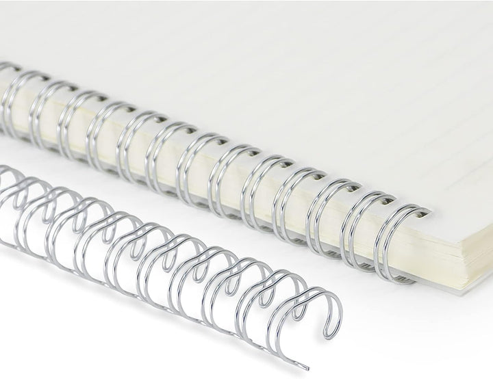 RAYSON Drahtbinderücken, 90 Blatt, 3:1 Teilung, 14,3 mm, 34 Schlaufen, A4, Mehrfarbig, 100 Stück 14,