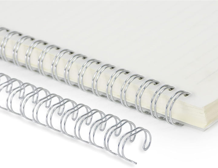 RAYSON Drahtbinderücken, 50 Blatt, 3:1 Teilung, 9,5 mm, 34 Schlaufen, A4, Mehrfarbig, 100 Stück 9,5