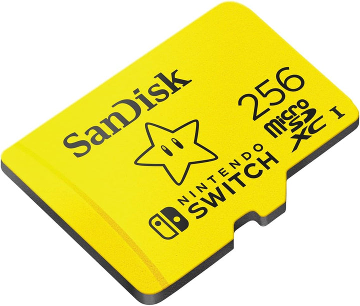 SanDisk microSDXC UHS-I Speicherkarte für Nintendo Switch 256 GB (U3, Class 10, 100 MB/s Übertragung