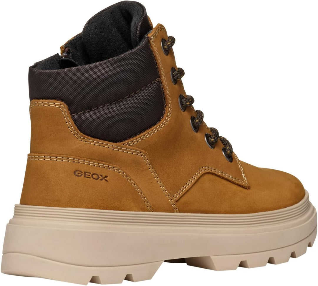 Geox Herren U Ghiacciaio Ankle Boot 30 EU Dk Yellow Brown, 30 EU Dk Yellow Brown