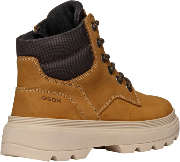 Geox Herren U Ghiacciaio Ankle Boot 30 EU Dk Yellow Brown, 30 EU Dk Yellow Brown