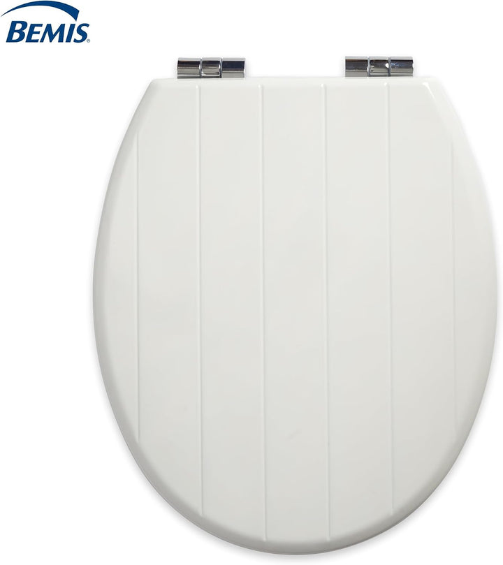 BEMIS Cottage weiss Formholzsitz mit Absenkautomatik | WC-Sitz löst sich nicht | Ultra-Fix Bodenbefe
