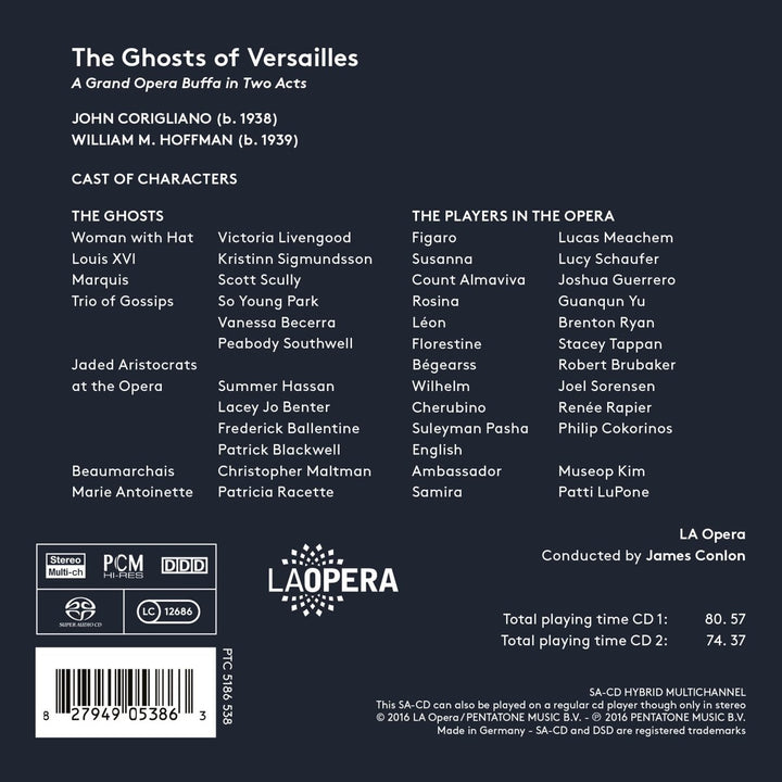 John Corigliano: The Ghosts of Versailles, Audio-CD