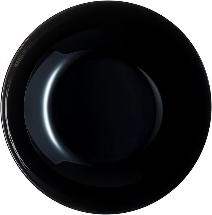 Luminarc Arcopal Zelie Black Glasgeschirr-Set, 12-teilig, 4-Sitzer, schwarz