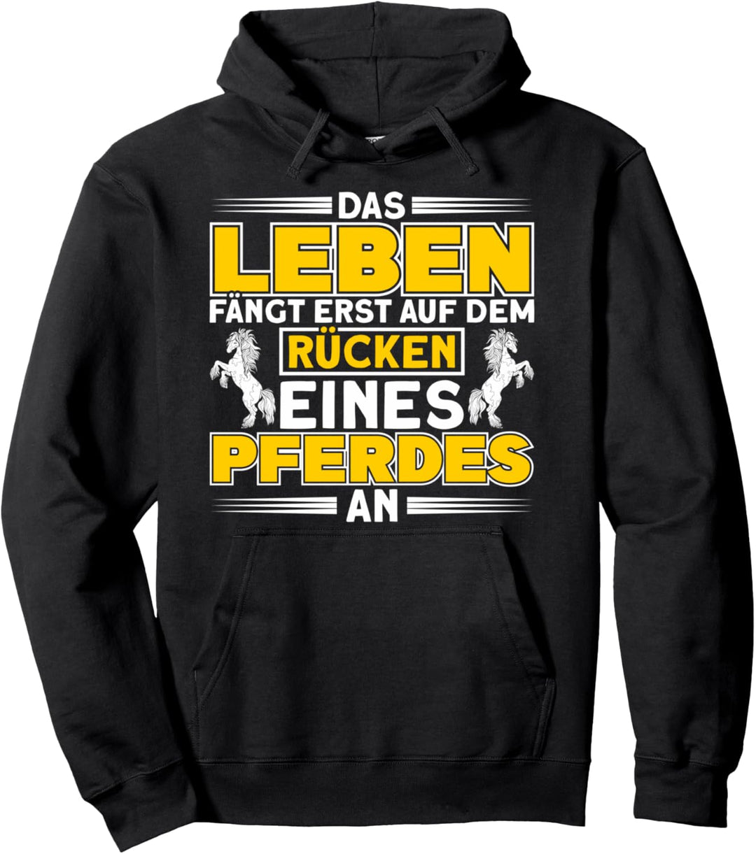 Voltigieren Das Leben Auf Dem Rücken Eines Pferdes Reiten Pullover Hoodie