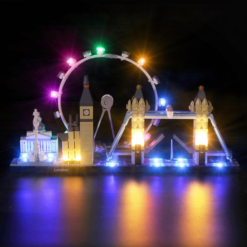 cooldac LED Licht Kit für Lego 21034 Architecture London Skyline Collection, LED Beleuchtungsset Kom