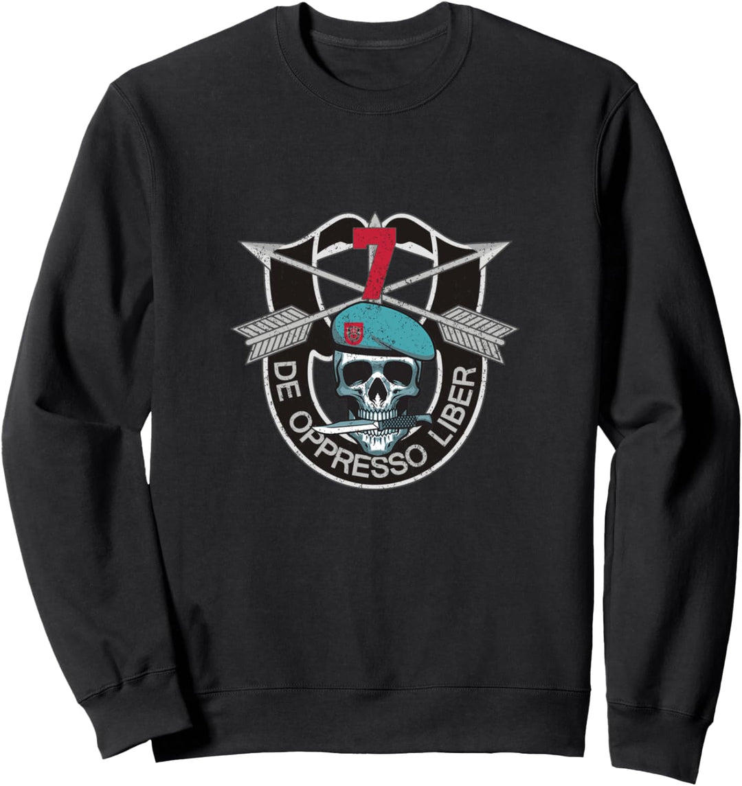 7th Special Forces Group Veteran 7th SFG Memorial Day Herren Sweatshirt