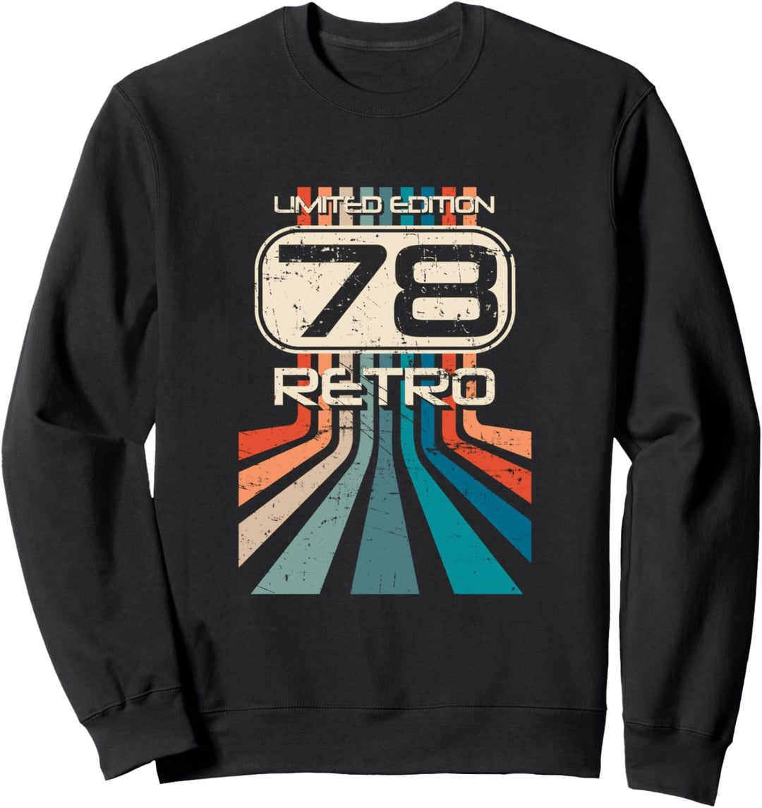 Limited Edition 1978 Retro - Jahrgangs Sweatshirt