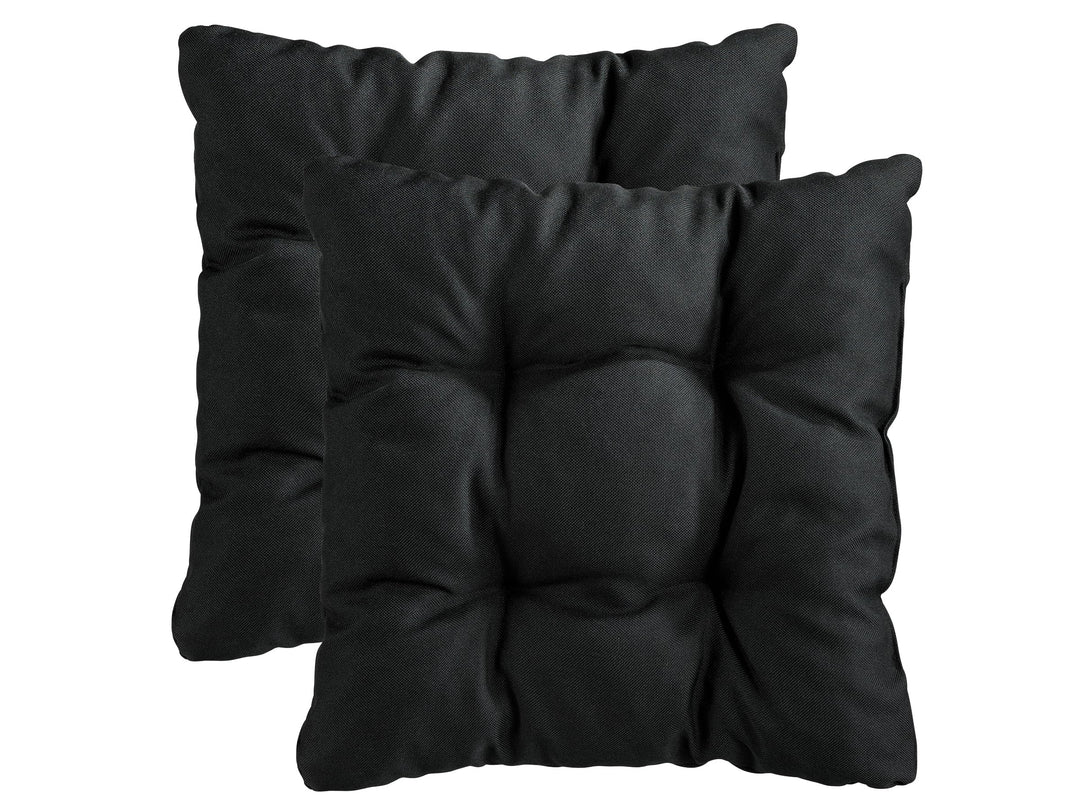 Traumnacht Cozy Stuhlkissen 2er Set 38 x 38 x 6 cm, Sitzkissen für Gartenstuhl, Küche &amp; Esszimmer, b