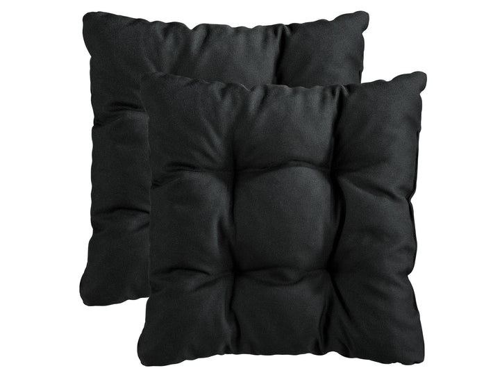 Traumnacht Cozy Stuhlkissen 2er Set 38 x 38 x 6 cm, Sitzkissen für Gartenstuhl, Küche &amp; Esszimmer, b