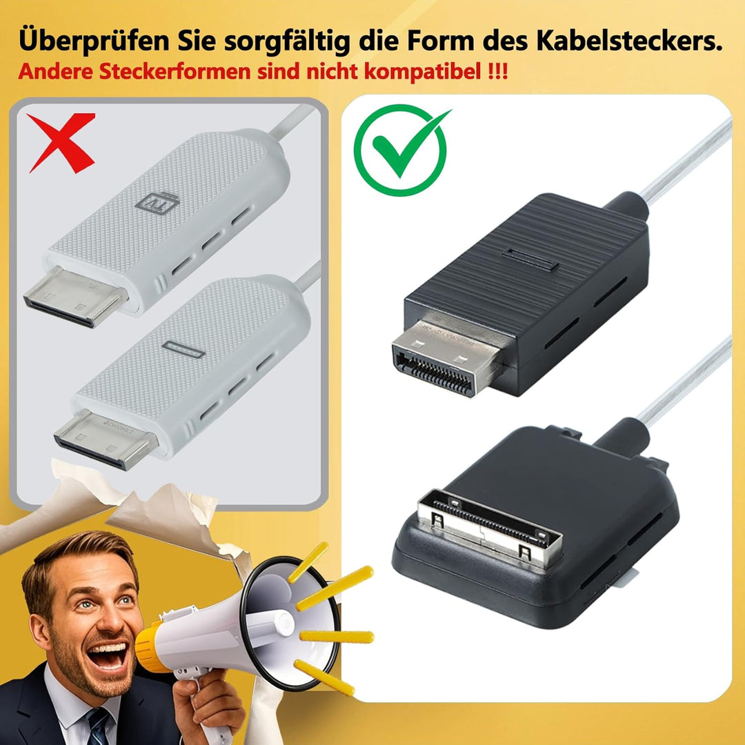 5 m/16,4 Fuss BN39-02395A one Connect Kabel istnur Kompatibel für Samsung QLED TV 55-75 Zoll Q7FN Q8
