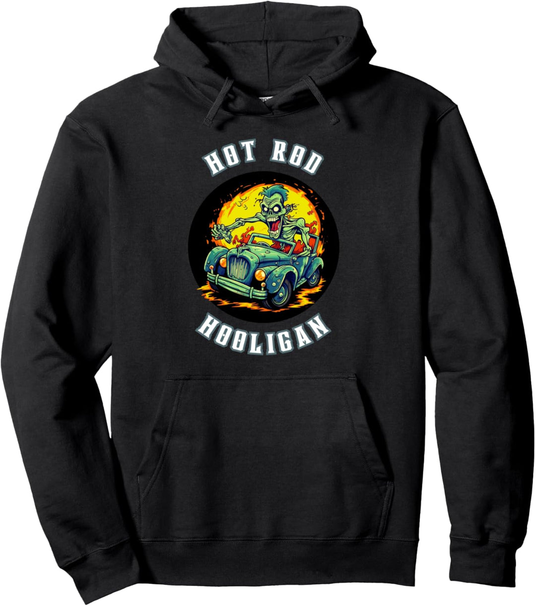 Hot Rod Hooligan Pop Art Monster Auto Retro Kleidung JDM Auto Pullover Hoodie