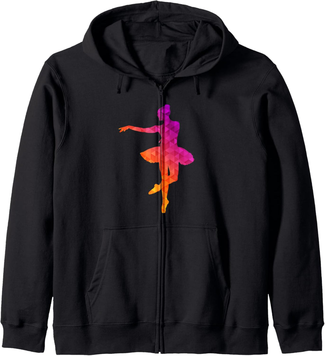 Ballet Dancer Geometric Pattern Design Cute Gifts Kapuzenjacke