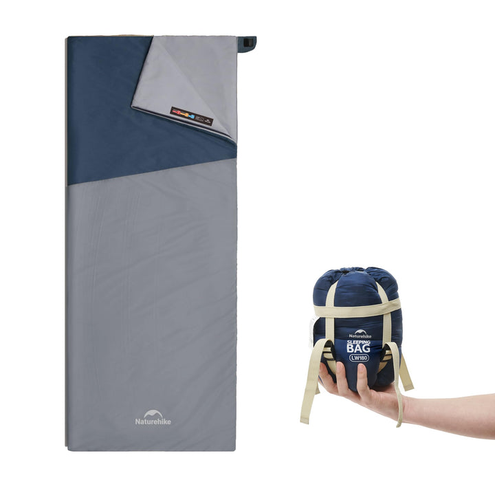 Naturehike Schlafsack Ultraleicht Mini Kleines Ultraleicht 680/760g für 3 Jahreszeiten mit 190x75/20