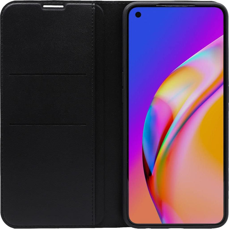 OPPO Offizielle A94 5G Schutzhülle – Klappetui aus PU-Leder und TPU-Kunststoff, mit Doppelkartenschl