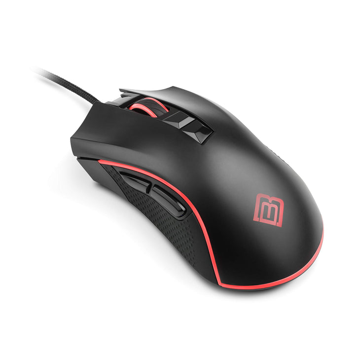 Ares - Gaming-Maus mit RGB-Beleuchtung, 7 Tasten und bis zu 4000 DPI Abtastrate, Ares