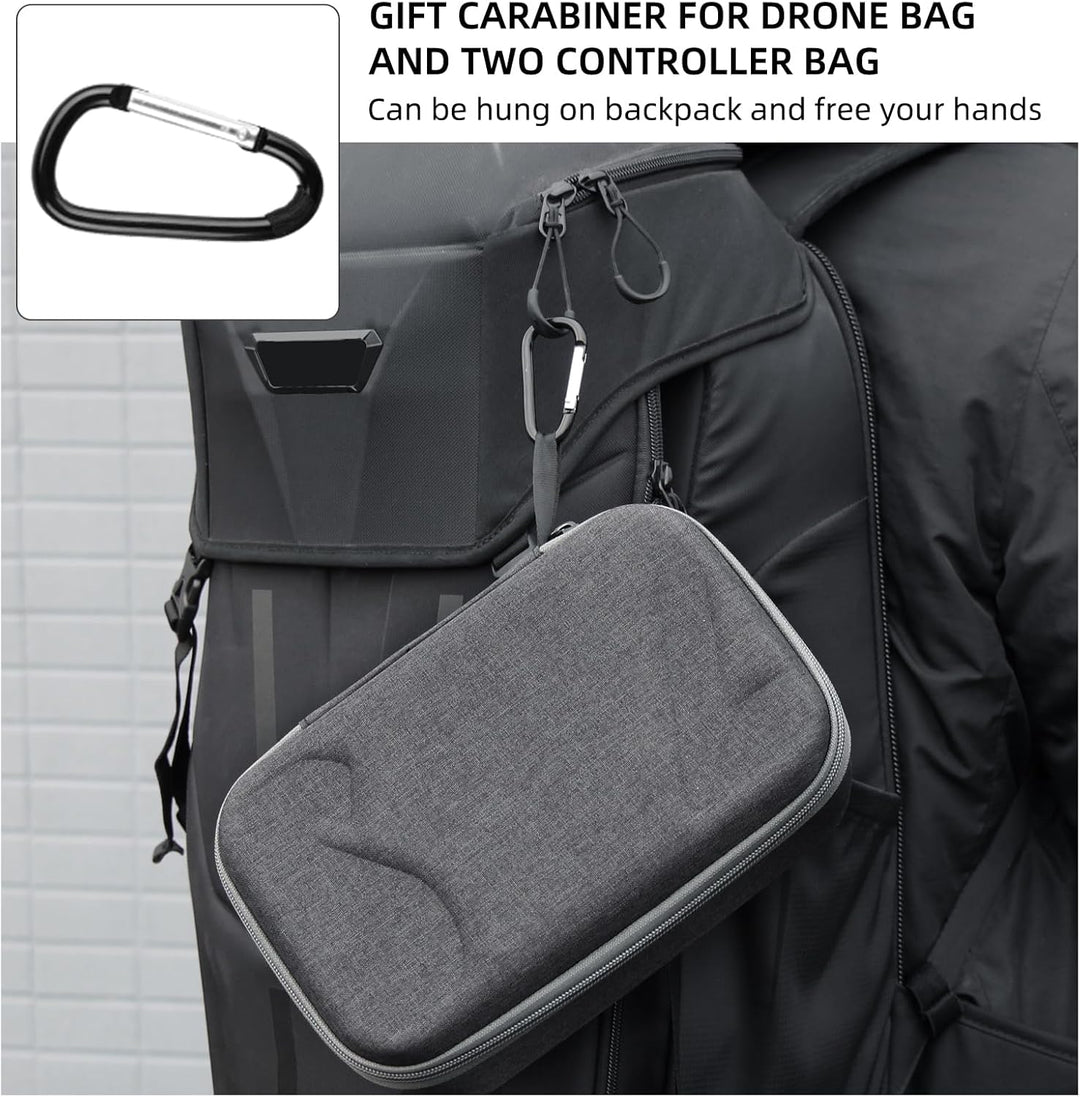 ZJRXM Tasche für DJI Mini 4 Pro Drone Zubehör, RC 2 Tasche RC-N2 Tasche Tragbare Reisetasche Trageta