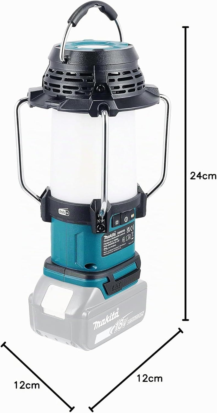 Makita DMR056 Akku-Radio mit Laterne 18V (ohne Akku, ohne Ladegerät) Single