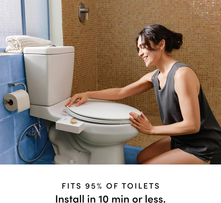 TUSHY Classic 3.0 Bidet-Toilettensitz-Aufsatz, nicht elektrischer, selbstreinigender Wassersprüher m
