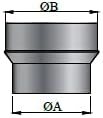 Ofenrohre schwarz | Alle Durchmesser & Formen | Ofenrohr Ø 120 130 150 160 180 200 mm (Ø 120 mm, Erw