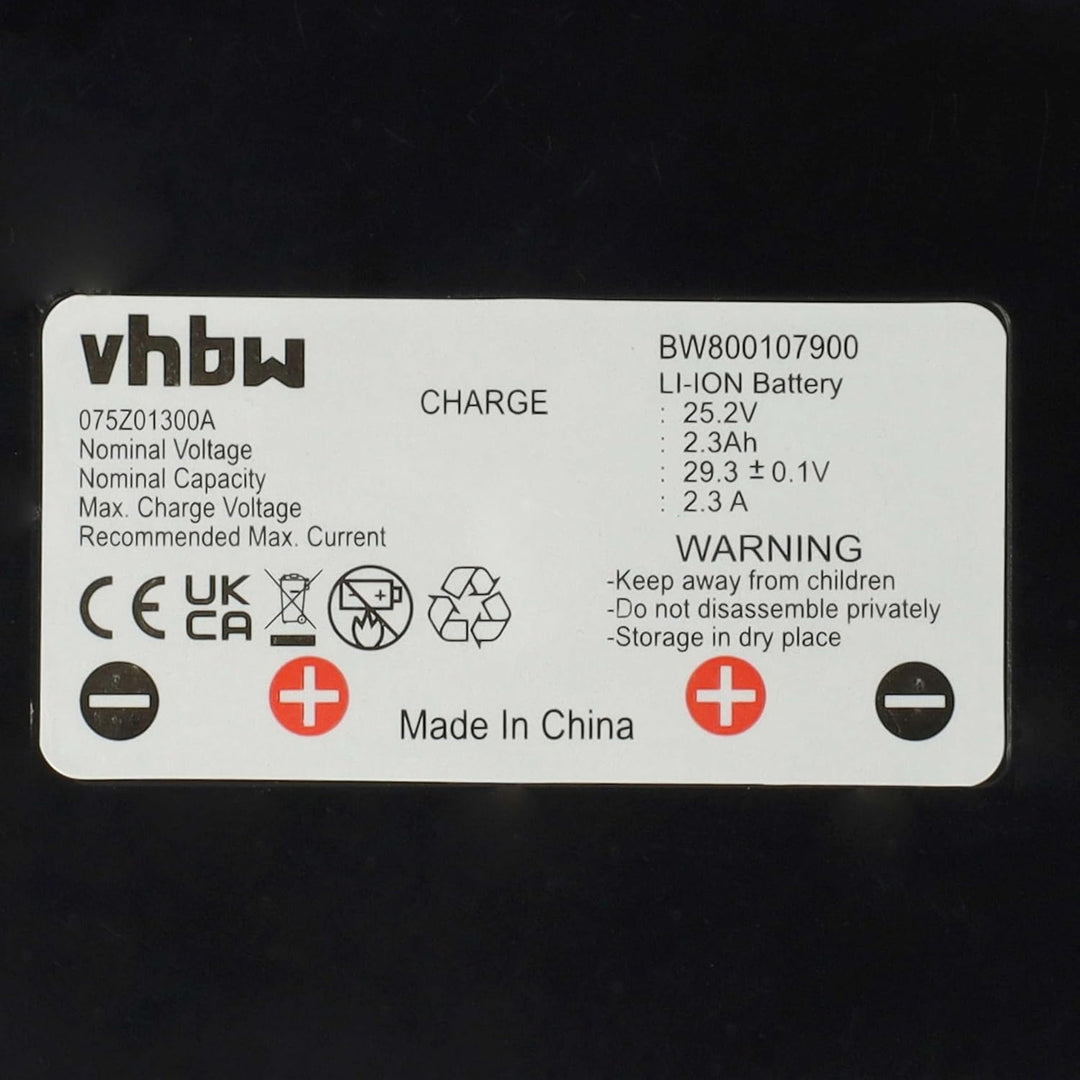 vhbw 2X Akku kompatibel mit Ambrogio L30 Elite, L30, L 30e Lite, Alex, L20, L30 Basic, L 20, L 30 De