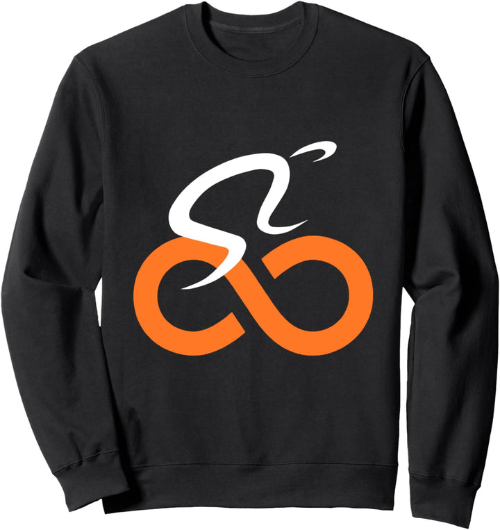 Radfahrer Unendlichkeit Symbol Fahrrad Bike Geschenk Sweatshirt
