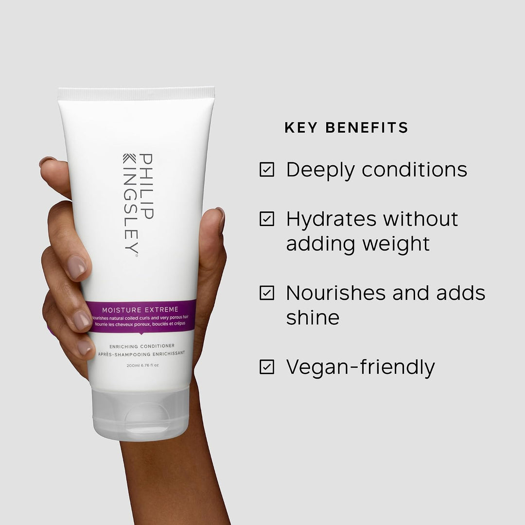 Philip Kingsley | Feuchtigkeit Extrem bereichernder Conditioner | Für lockiges, trockenes, strapazie