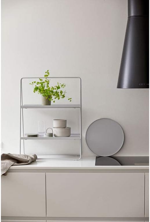 Zone Denmark A-Table Regal, Standregal aus Metall, 53 x 29 x 75 cm, Weiss 53 x 29 x 75 cm Weiss, 53