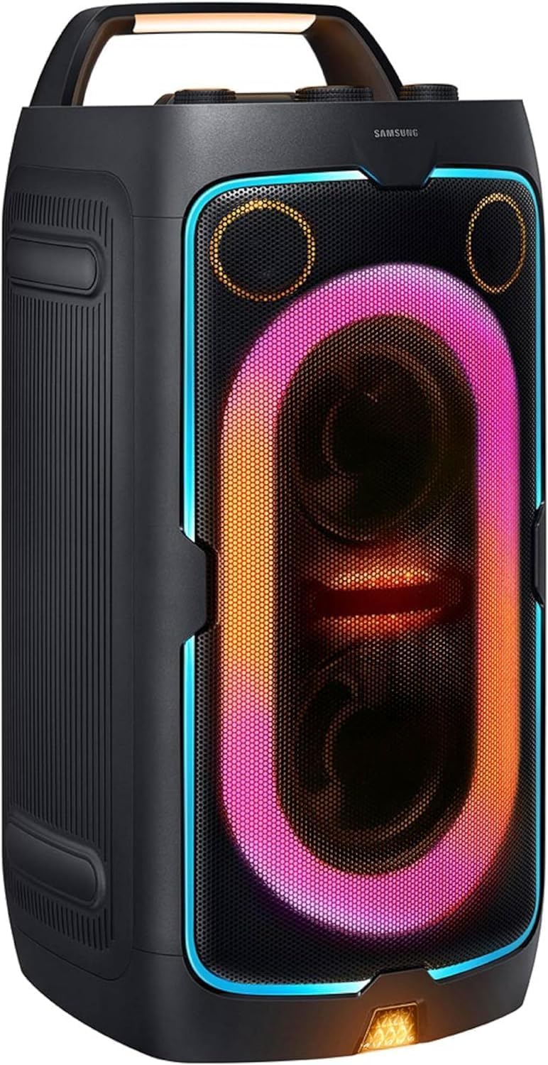 Samsung Sound Tower MX-ST40F/ZG Bluetooth Lautsprecher, Grosse Partybox &amp; Musikbox mit Akku, 12 h Ak