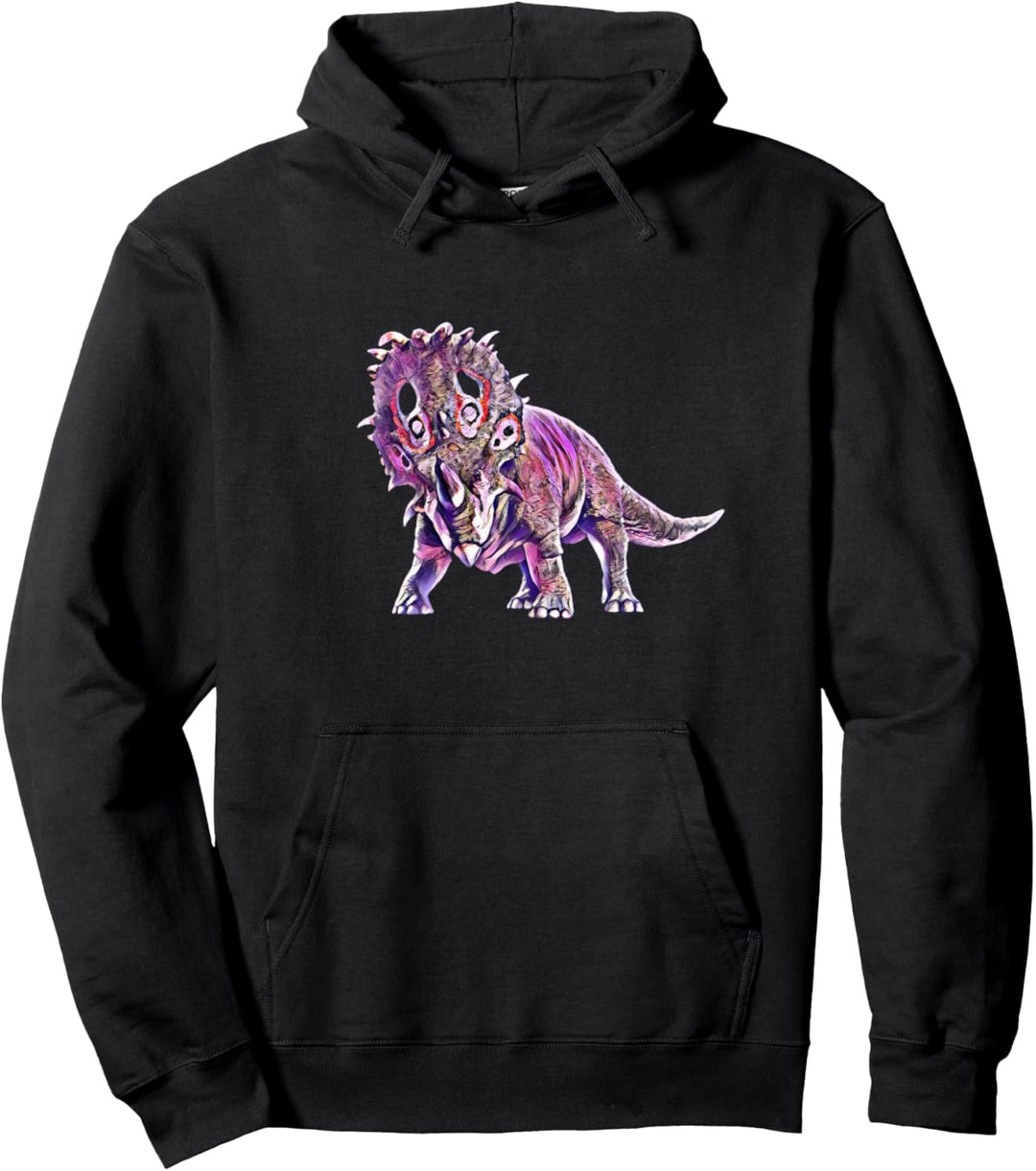 Triceratops Dinosaurier Dino Pflanzenfresser Urzeit Pullover Hoodie